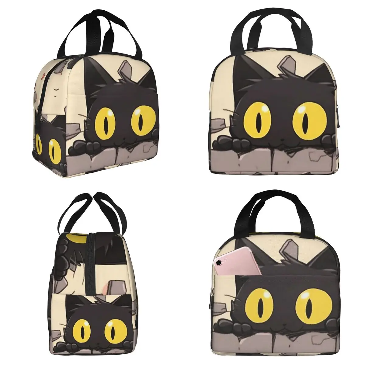 Cute Kitten For Climbing Walls Insulated Lunch Bag for Kids School Cooler Thermal Food Box Tote Portable Lunch Boxes Container
Cute Kitten For Climbing Walls Insulated Lunch Bag for Kids School Cooler Thermal Food Box Tote Portable Lunch Boxes Container