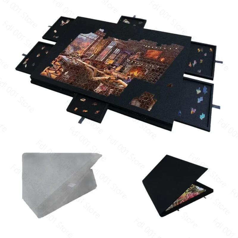 1500-Piece Puzzle Board 90x63x4.2cm Workbench Adult Edition Puzzle Mat Board Felt Shelf Storage Tool
1500-Piece Puzzle Board 90x63x4.2cm Workbench Adult Edition Puzzle Mat Board Felt Shelf Storage Tool