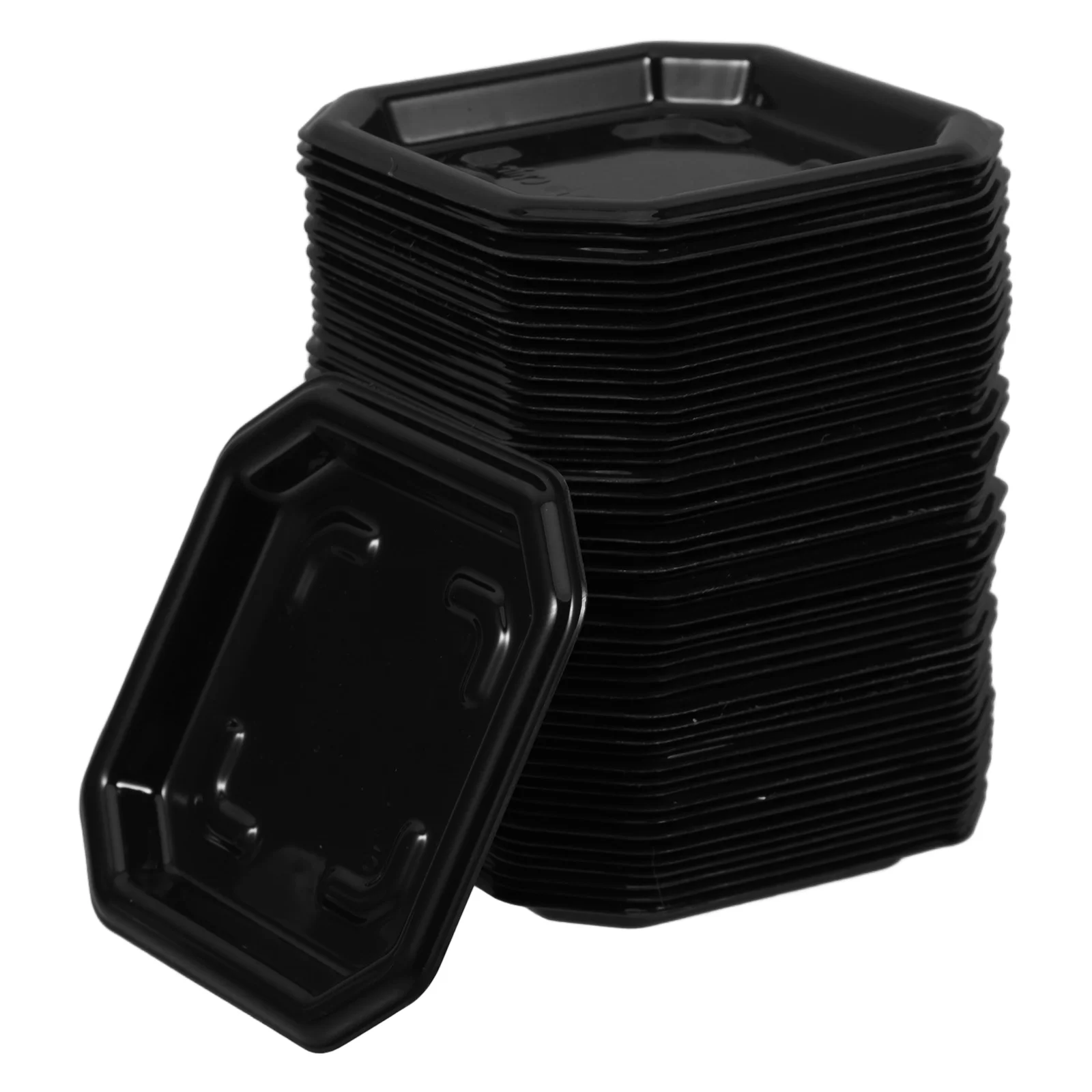 50 Pcs Pan Succulent Square Basin Heavy Duty Plant Saucer Outdoor Container Black Pp
50 Pcs Pan Succulent Square Basin Heavy Duty Plant Saucer Outdoor Container Black Pp