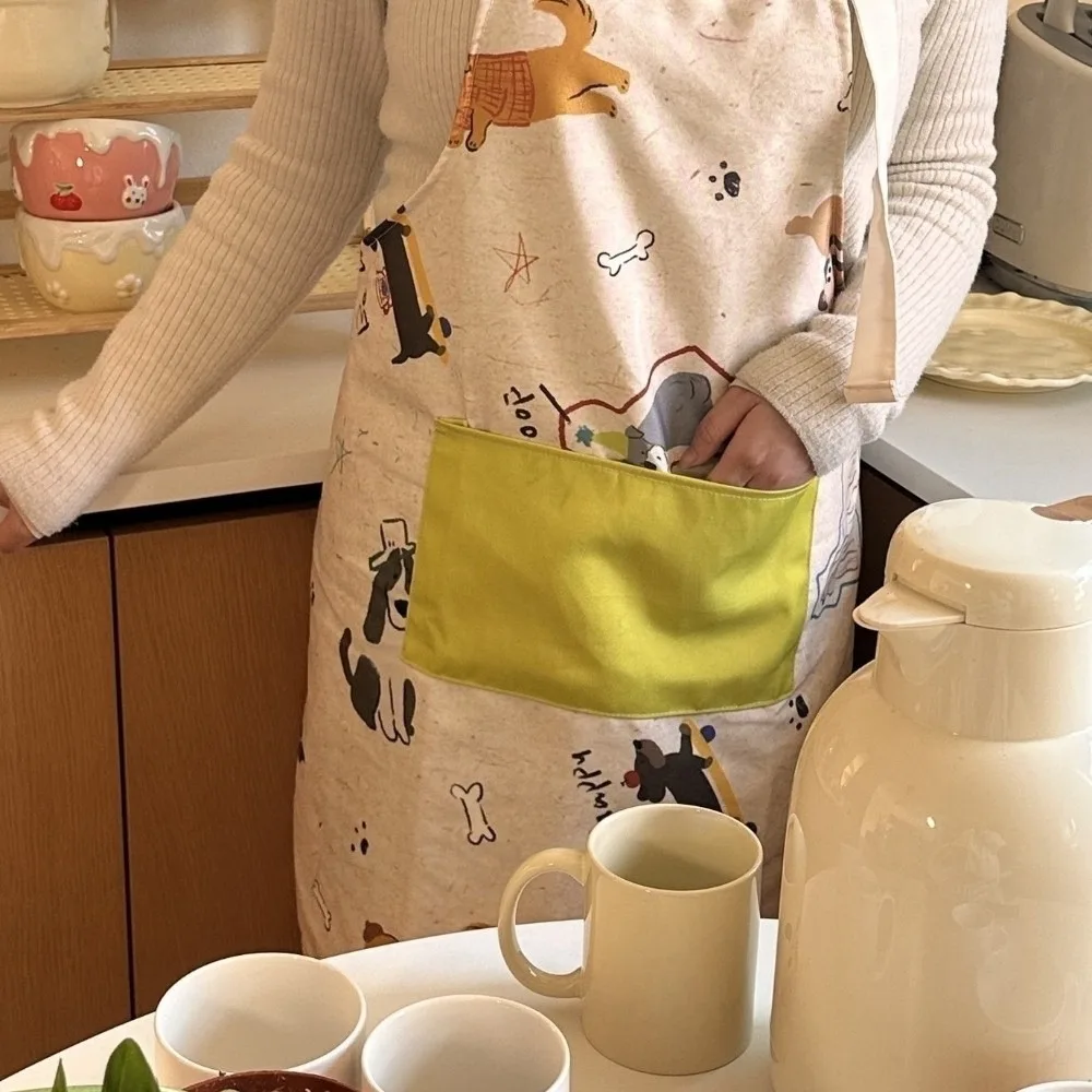 Мультяшный кухонный фартук без рукавов с карманами для кошек и собак, водонепроницаемый, маслостойкий, мягкий, милый, для приготовления пищи
Мультяшный кухонный фартук без рукавов с карманами для кошек и собак, водонепроницаемый, маслостойкий, мягкий, милый, для приготовления пищи