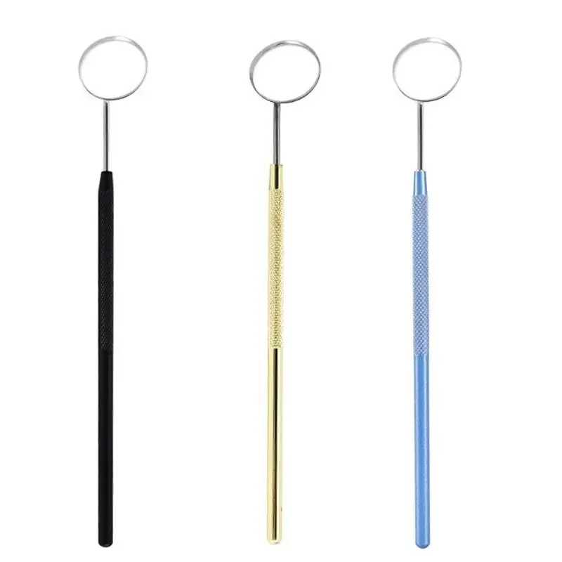 Stainless Steel Handle Dental Mouth Mirror Professional Inspection Tool for Dentists and Hygiene Exams Set
Stainless Steel Handle Dental Mouth Mirror Professional Inspection Tool for Dentists and Hygiene Exams Set