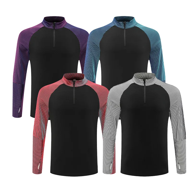 Men sport top Fitness Quick Dry Sport Long Sleeves T-shirt Running Fitness Workout Breathable Sportswear Gym Shirt Half Zipper
Men sport top Fitness Quick Dry Sport Long Sleeves T-shirt Running Fitness Workout Breathable Sportswear Gym Shirt Half Zipper