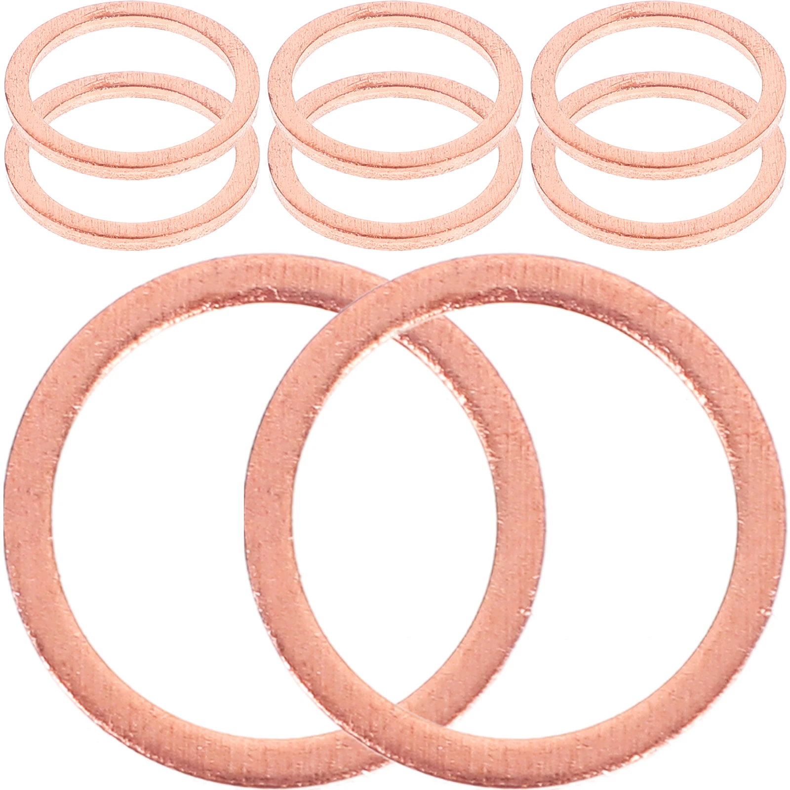 50pcs Copper Washers Oil Drain Plug Gasket Sealing M16x20x1.5 Compatible Hydraulic Fittings Corrosion Resistant Easy Install
50pcs Copper Washers Oil Drain Plug Gasket Sealing M16x20x1.5 Compatible Hydraulic Fittings Corrosion Resistant Easy Install