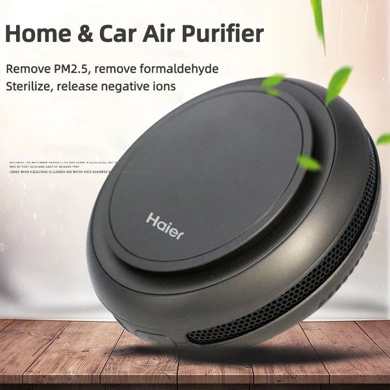 USB Car Air Purifier with Negative Ion 99% Pollutant Removal Oxygen Cleaner Essential Interior Supplies for Haier
USB Car Air Purifier with Negative Ion 99% Pollutant Removal Oxygen Cleaner Essential Interior Supplies for Haier