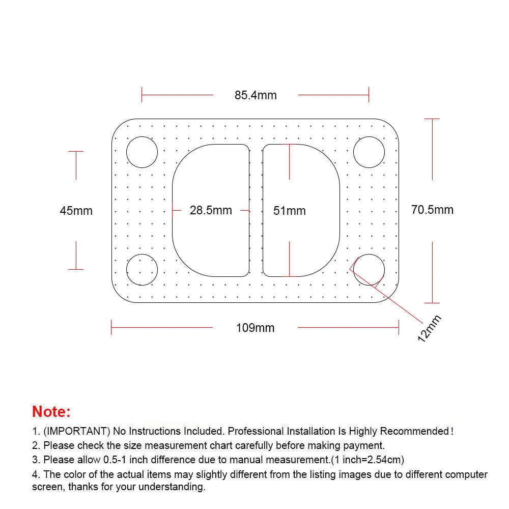 2Pack Turbo Gasket T3 T34 T35 T38 Twinscroll Entry Divided Turbin Inlet Turbocharger
2Pack Turbo Gasket T3 T34 T35 T38 Twinscroll Entry Divided Turbin Inlet Turbocharger