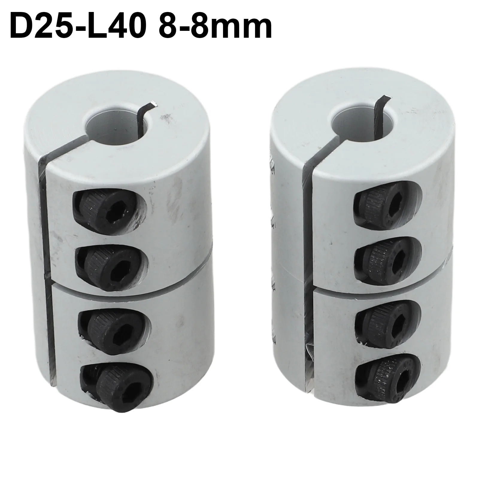 D25L40 Shaft Coupler Set of 2 for Stepper Motors 6 35mm Inner Diameter and Lightweight Aluminum Alloy Construction 
D25L40 Shaft Coupler Set of 2 for Stepper Motors 6 35mm Inner Diameter and Lightweight Aluminum Alloy Construction