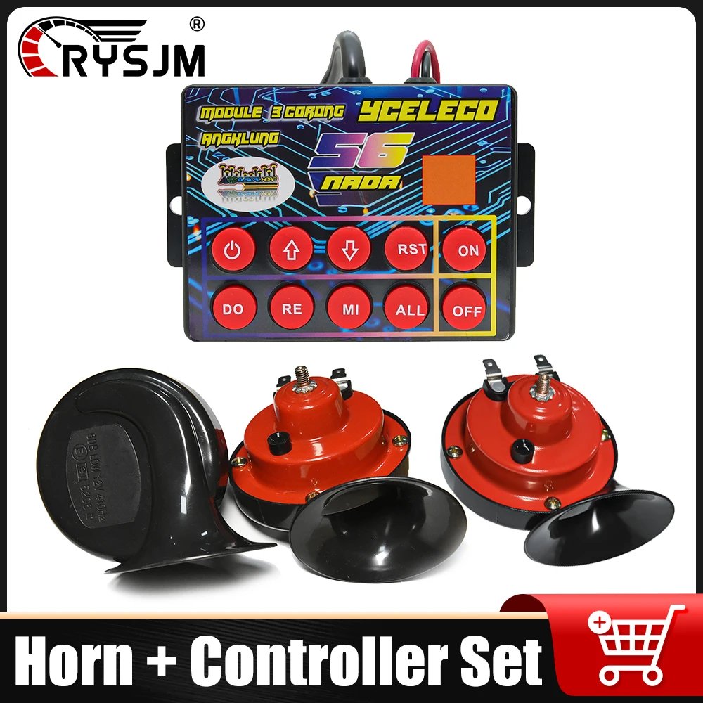 Комплект из 3-х громкоговорителей 56 Melodies с контроллером звукового сигнала 12В для мотоциклов, автомобилей и уличных установок, простая установка, музыкальный контроллер
Комплект из 3-х громкоговорителей 56 Melodies с контроллером звукового сигнала 12В для мотоциклов, автомобилей и уличных установок, простая установка, музыкальный контроллер