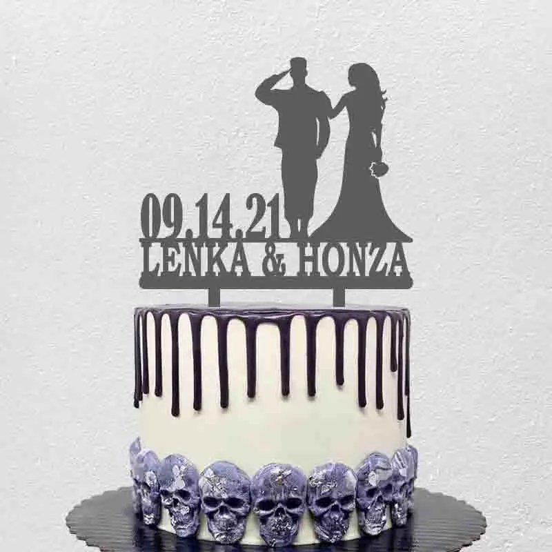 Персонализированный топпер для свадебного торта в стиле милитари, индивидуальное имя пары, свадебное имя, дата, армия, темно-синий, морская пехота, топпер для свадебного торта YC230
Персонализированный топпер для свадебного торта в стиле милитари, индивидуальное имя пары, свадебное имя, дата, армия, темно-синий, морская пехота, топпер для свадебного торта YC230