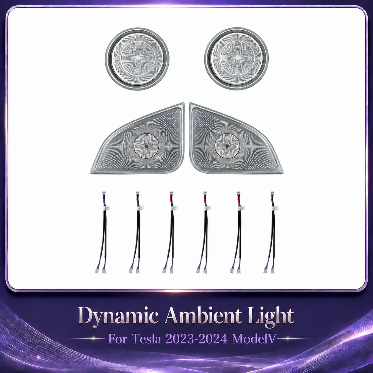 CF Dynamic Active Ambient Light For Tesla Model Y 2023-2024 RGB LED Interior Light Strip Dashboard Decorative Lighting Kit
CF Dynamic Active Ambient Light For Tesla Model Y 2023-2024 RGB LED Interior Light Strip Dashboard Decorative Lighting Kit