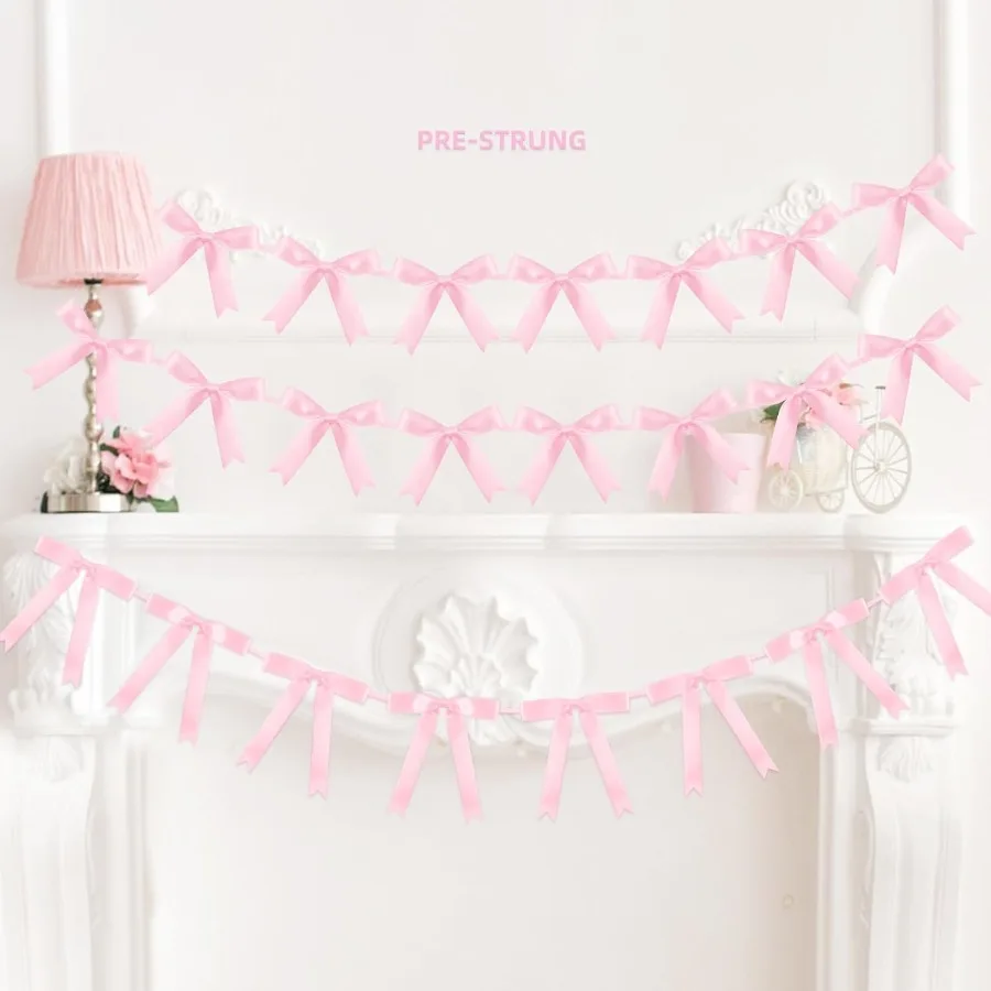 3 шт., предварительно натянутый розовый бант, гирлянда, баннер, украшения для вечеринки, лента, бант, гирлянда, баннер для дня рождения, девичника, свадебного душа
3 шт., предварительно натянутый розовый бант, гирлянда, баннер, украшения для вечеринки, лента, бант, гирлянда, баннер для дня рождения, девичника, свадебного душа