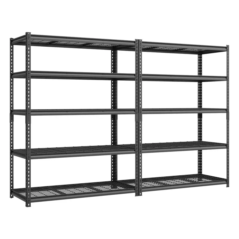 5Tier Storage Shelves, HeavyDuty Garage Shelving, Adjustable Shelving Unit, Steel Shelf, Boltless Assembly, for Garage, 2,200 l
5Tier Storage Shelves, HeavyDuty Garage Shelving, Adjustable Shelving Unit, Steel Shelf, Boltless Assembly, for Garage, 2,200 l