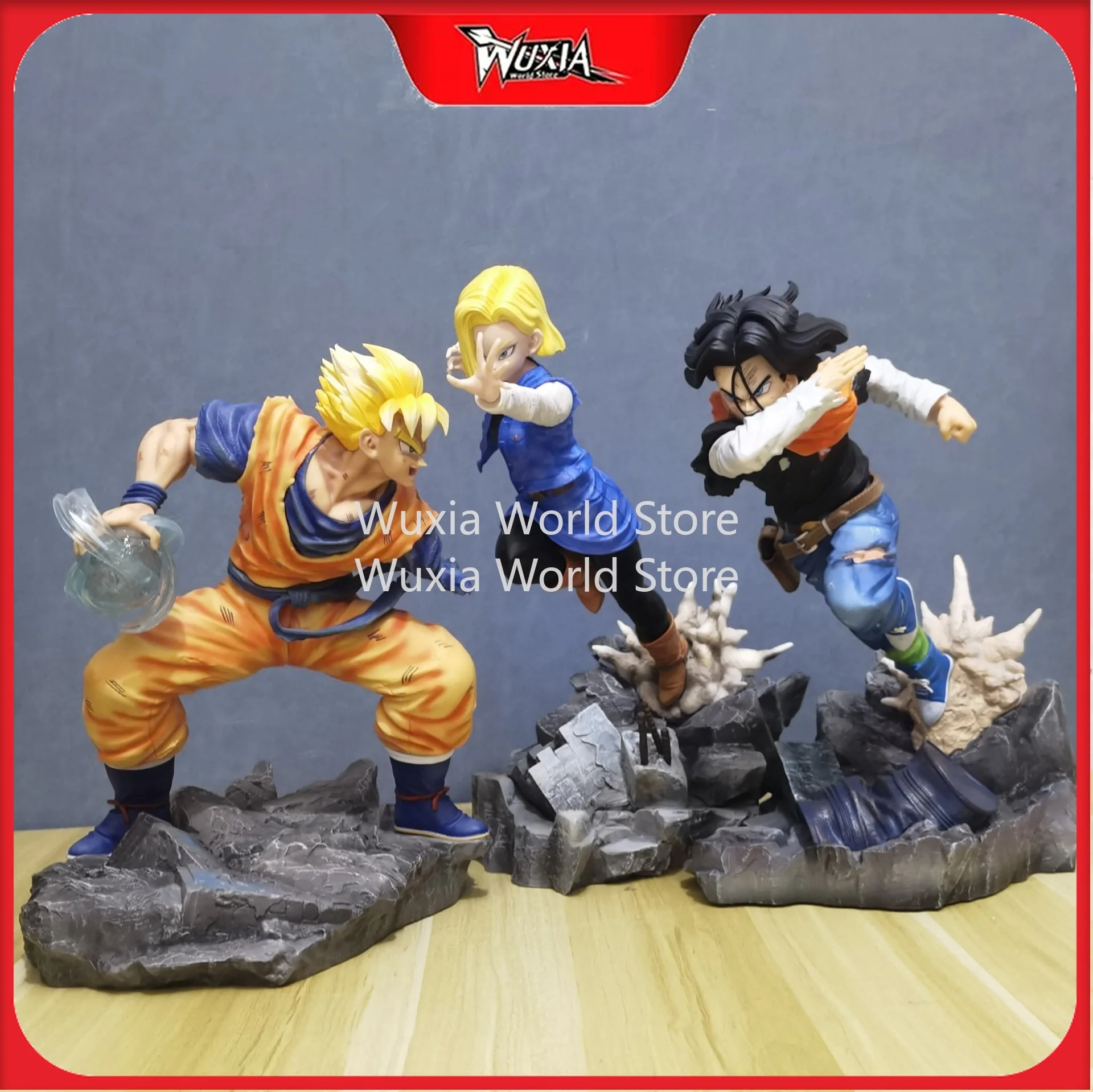 24-30cm Android 17/18 Son Gohan Figures Dragon Ball Anime Surroundings Model Figure Desktop Decorations Best Gift Toys for Boys
24-30cm Android 17/18 Son Gohan Figures Dragon Ball Anime Surroundings Model Figure Desktop Decorations Best Gift Toys for Boys