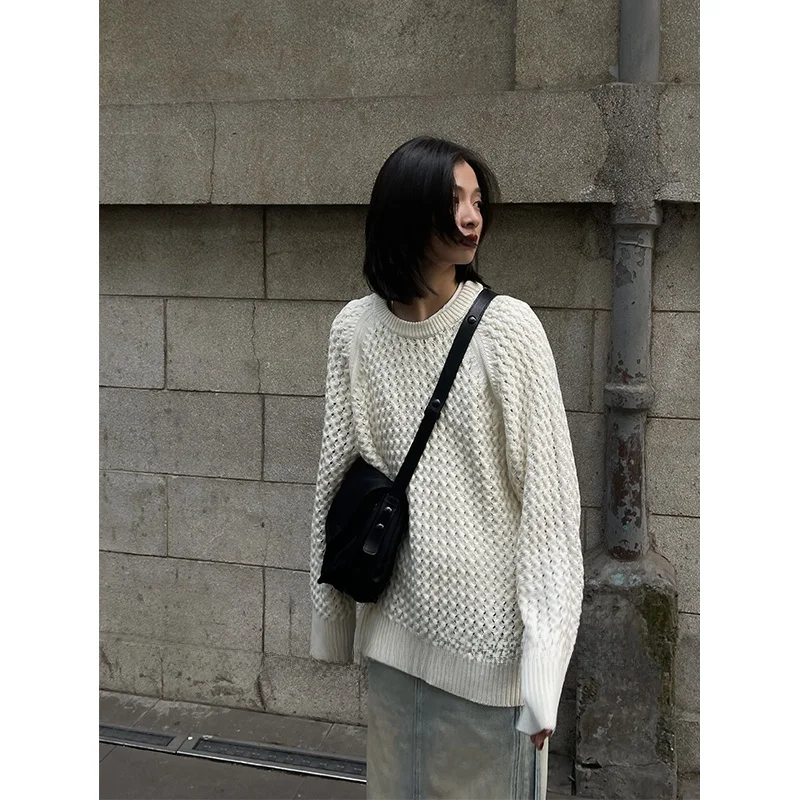 Свободный вязаный свитер с ажурным узором и цветочным орнаментом, женский, повседневный, из смесового хлопка, с длинными рукавами, стандартной длины, эксклюзивно онлайн
Свободный вязаный свитер с ажурным узором и цветочным орнаментом, женский, повседневный, из смесового хлопка, с длинными рукавами, стандартной длины, эксклюзивно онлайн