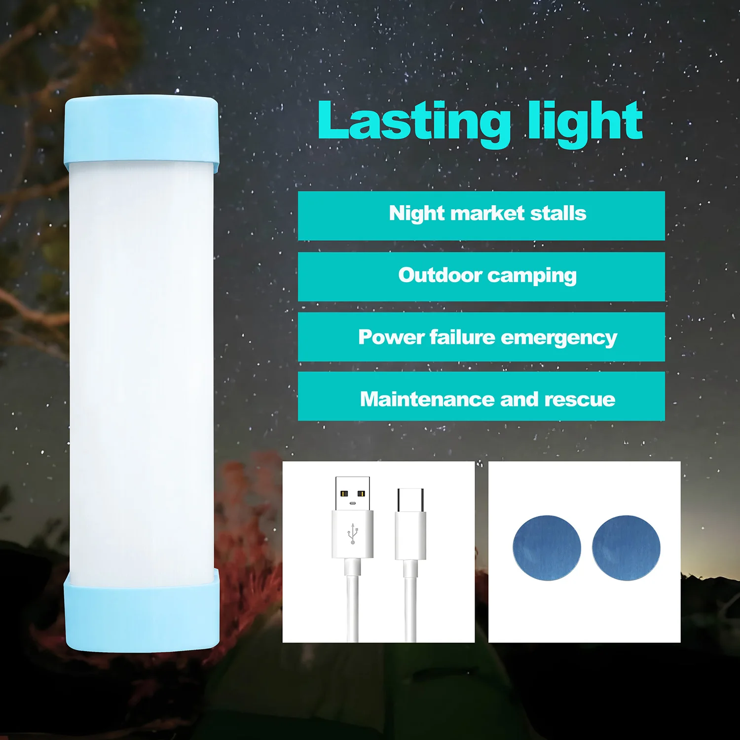 Portable Wireless Rechargeable LED Camping Lantern USB Magnetic Night Light Cordless Bar Lamp for Outdoor Use
Portable Wireless Rechargeable LED Camping Lantern USB Magnetic Night Light Cordless Bar Lamp for Outdoor Use