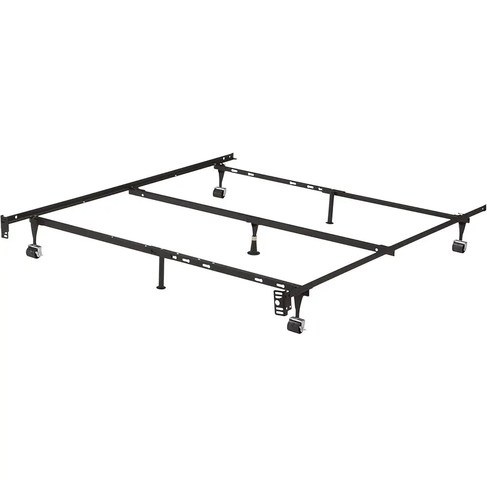 Queen Size Metal Bed Frame - Heavy Duty Support, Center Rail, Locking Wheels, Noise-Free, Easy Assembly
Queen Size Metal Bed Frame - Heavy Duty Support, Center Rail, Locking Wheels, Noise-Free, Easy Assembly