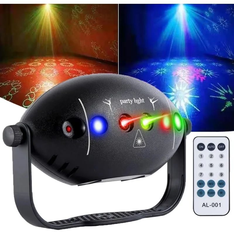 Disco Lights,Sound Activated Party Lights with Remote Control baiamser Projector Strobe Lighting for Home Decor Birthday Karaoke
Disco Lights,Sound Activated Party Lights with Remote Control baiamser Projector Strobe Lighting for Home Decor Birthday Karaoke