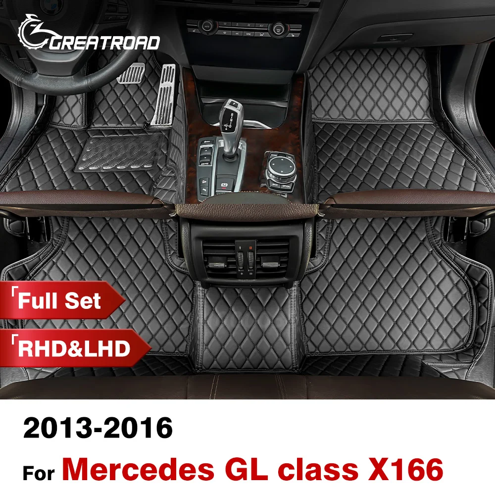 Car floor mats for BENZ GL class X166 2013 2014 2015 2016 Custom auto foot Pads automobile carpet cover interior accessories
Car floor mats for BENZ GL class X166 2013 2014 2015 2016 Custom auto foot Pads automobile carpet cover interior accessories