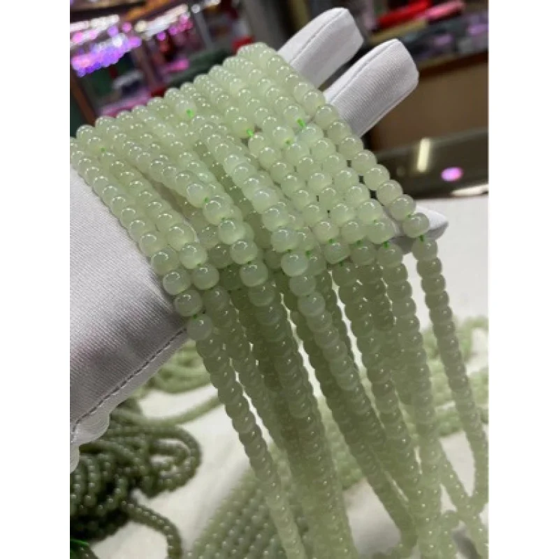 Natural Hetian Jade Qinghai Material Qing Shui Old Style Beads 108 Multi-Circle Bracelet
Natural Hetian Jade Qinghai Material Qing Shui Old Style Beads 108 Multi-Circle Bracelet