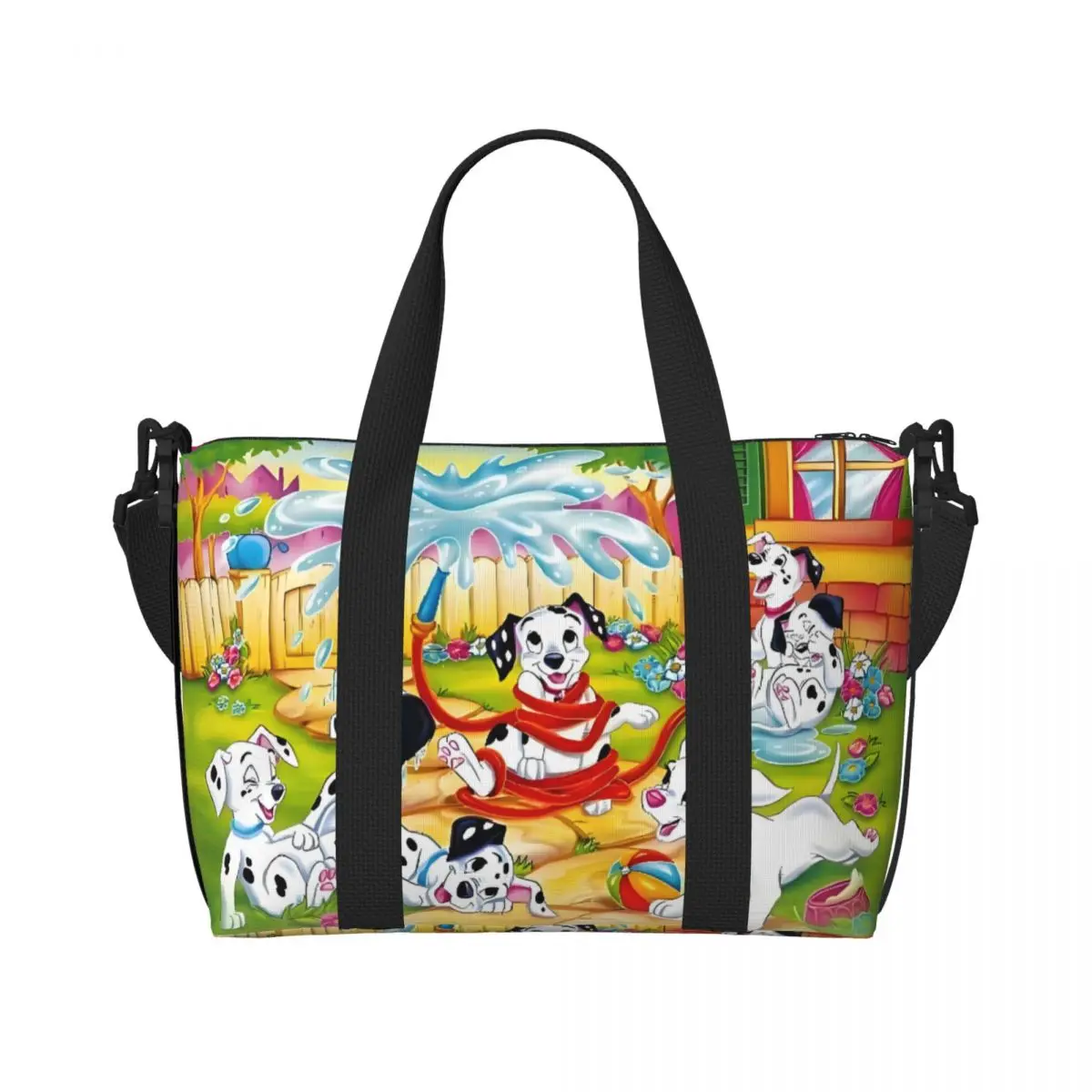 Custom 101 Dalmatians Cartoon Tote Bag Women Big Capacity Anime Kawaii Dog Gym Beach Travel Bags
Custom 101 Dalmatians Cartoon Tote Bag Women Big Capacity Anime Kawaii Dog Gym Beach Travel Bags