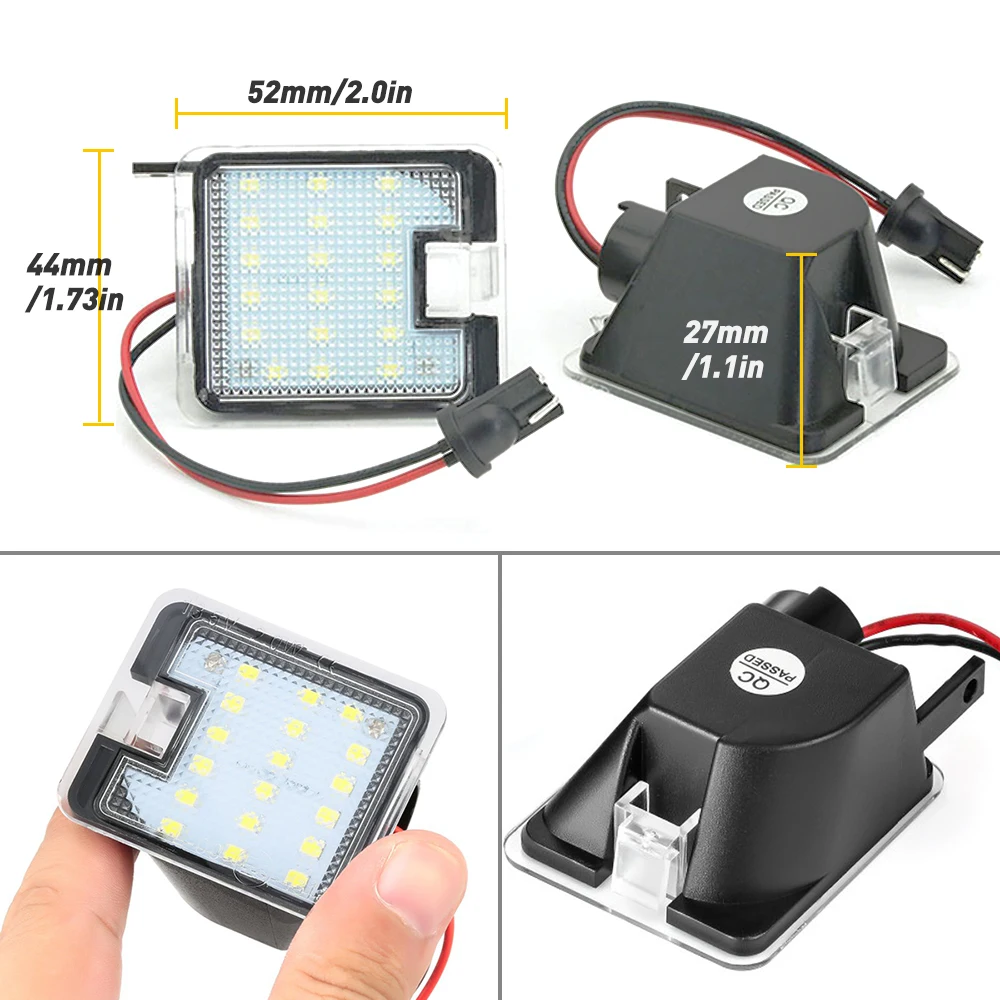 2Pcs White LED Car Under Side Mirror Puddle Light For Ford C-Max 2 Focus 3 Kuga 2 Escape Mondeo IV Auto Lamp 12V Car Accessories
2Pcs White LED Car Under Side Mirror Puddle Light For Ford C-Max 2 Focus 3 Kuga 2 Escape Mondeo IV Auto Lamp 12V Car Accessories