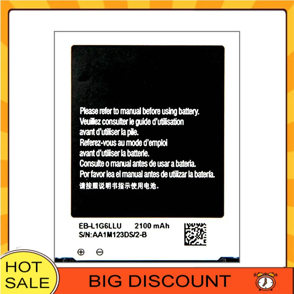 Аккумулятор мобильного телефона EB-L1G6LLU 2100 мАч для Samsung Galaxy S3 Siii I9300 I9300i I9305 I9301 I9118 EB L1G6LLU
Аккумулятор мобильного телефона EB-L1G6LLU 2100 мАч для Samsung Galaxy S3 Siii I9300 I9300i I9305 I9301 I9118 EB L1G6LLU