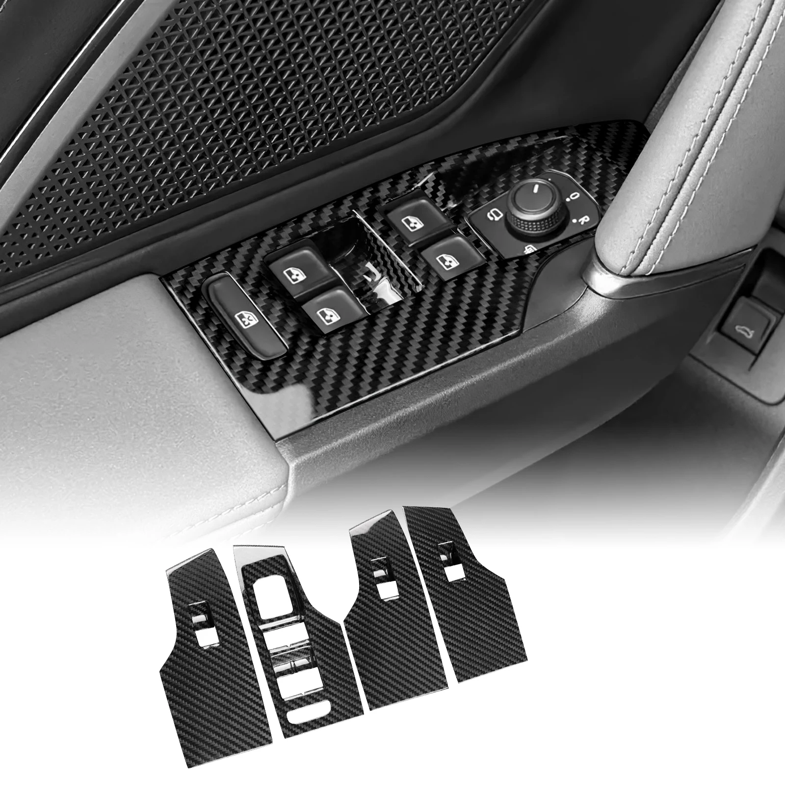 Hard Carbon Fiber For Cupra Formentor 2022 2023 2024 2025 2026 Seat lbiza/Arona/Leon MK4 Car Window Switch Panel for Cupra Leon
Hard Carbon Fiber For Cupra Formentor 2022 2023 2024 2025 2026 Seat lbiza/Arona/Leon MK4 Car Window Switch Panel for Cupra Leon