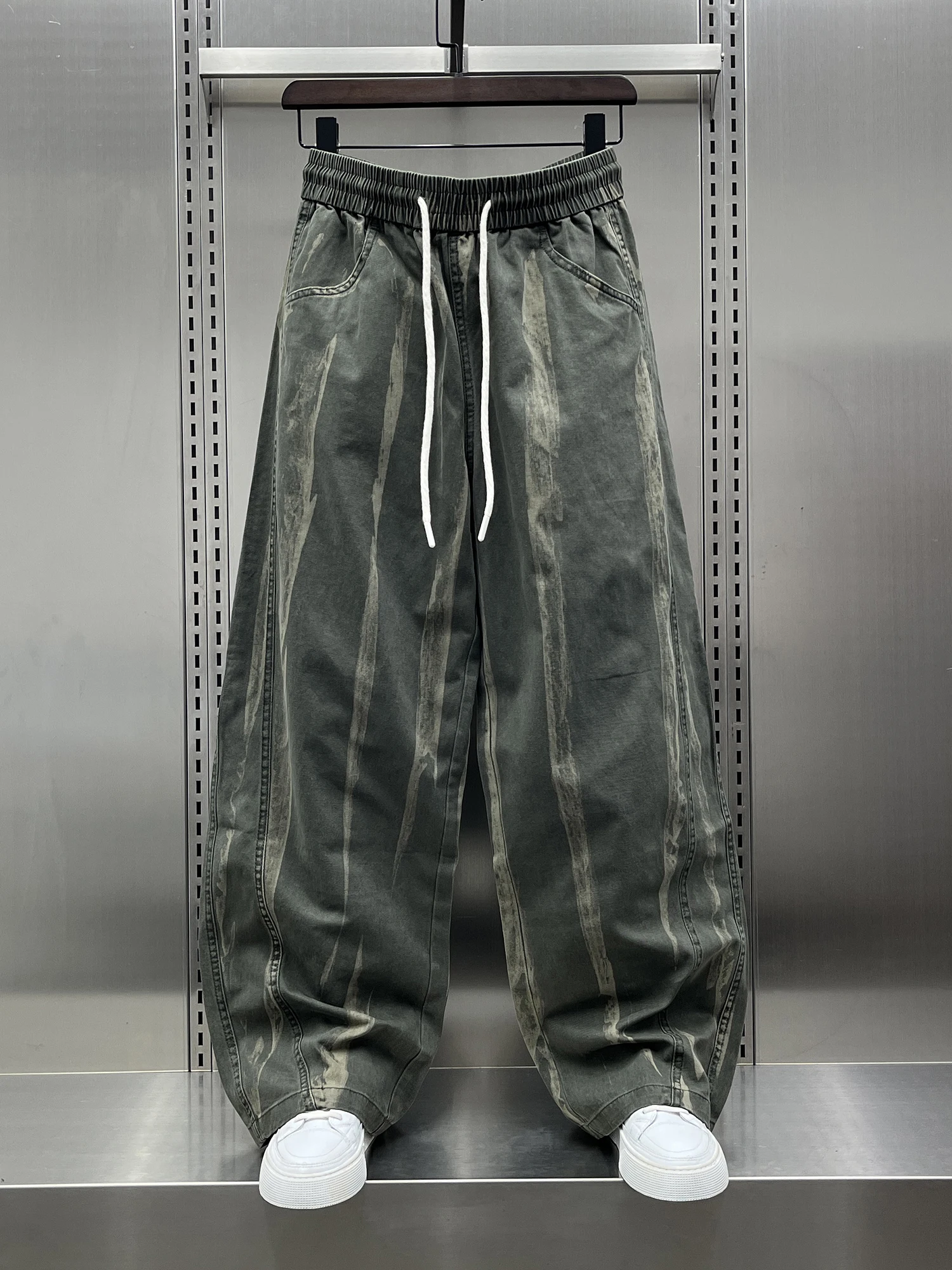 Мужские повседневные брюки American High Street с эффектом тай-дай, прямого кроя, модные, в стиле ретро, широкие штанины, осенняя новинка
Мужские повседневные брюки American High Street с эффектом тай-дай, прямого кроя, модные, в стиле ретро, широкие штанины, осенняя новинка