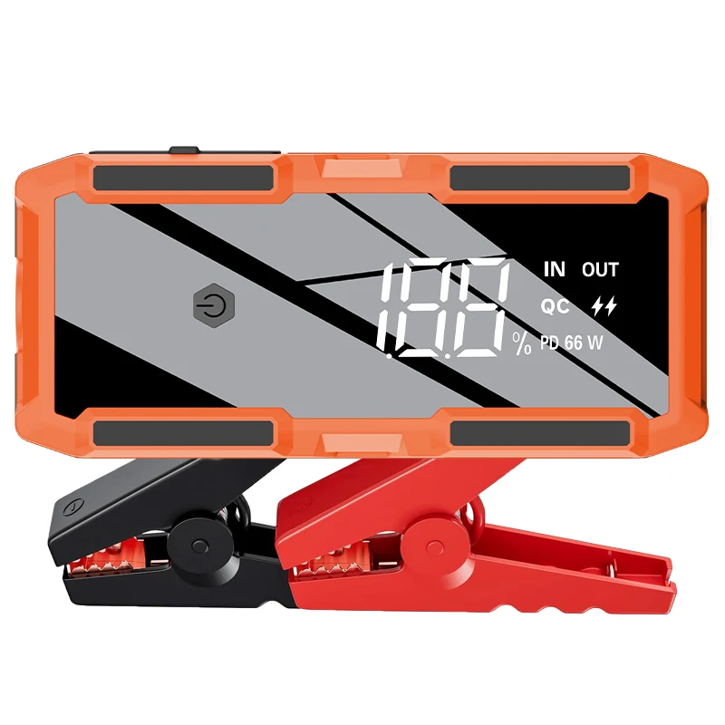 37000mWh Portable Car Battery Jump Starter 3000A 12V Lithium Battery Jump Starter Booster Pack Power Bank with PD66W
37000mWh Portable Car Battery Jump Starter 3000A 12V Lithium Battery Jump Starter Booster Pack Power Bank with PD66W