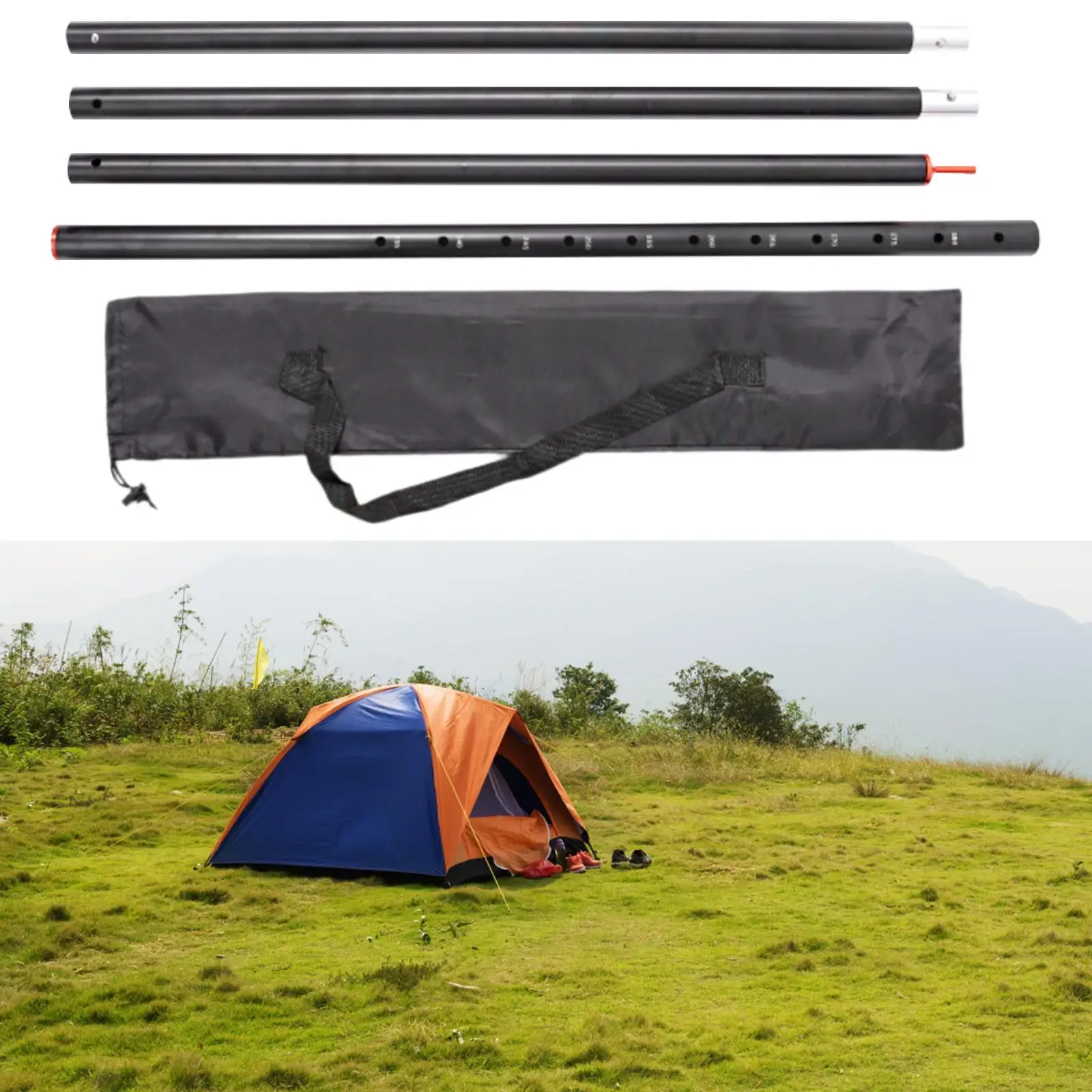 Camping Equipment Telescopic Tarp Pole Adjustable Aluminum Tent Rod Replacement for Porch Awning Shelter
Camping Equipment Telescopic Tarp Pole Adjustable Aluminum Tent Rod Replacement for Porch Awning Shelter