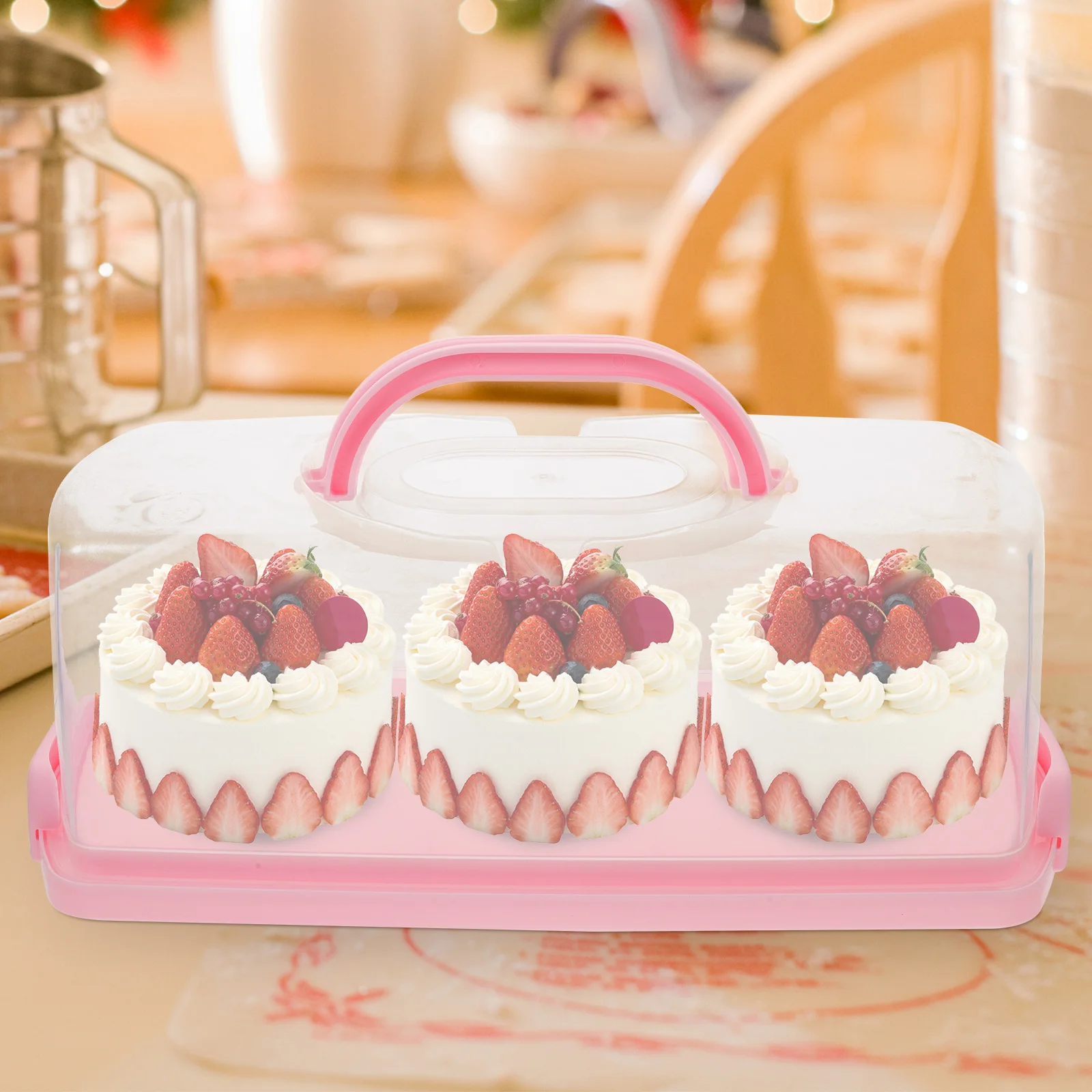 Portable Bread Box Rectangular Clear Toast Container Airtight Cake Roll Holder for Shops Bakeries Tea Houses Parties Home
Portable Bread Box Rectangular Clear Toast Container Airtight Cake Roll Holder for Shops Bakeries Tea Houses Parties Home