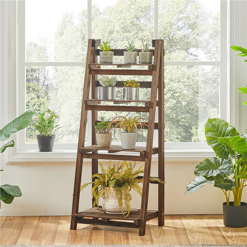3 Tier Folding Wooden Flower Pot Stand Plant Display Stand Shelf Ladder Stand for Living Room Balcony Patio Yard Indoors
3 Tier Folding Wooden Flower Pot Stand Plant Display Stand Shelf Ladder Stand for Living Room Balcony Patio Yard Indoors