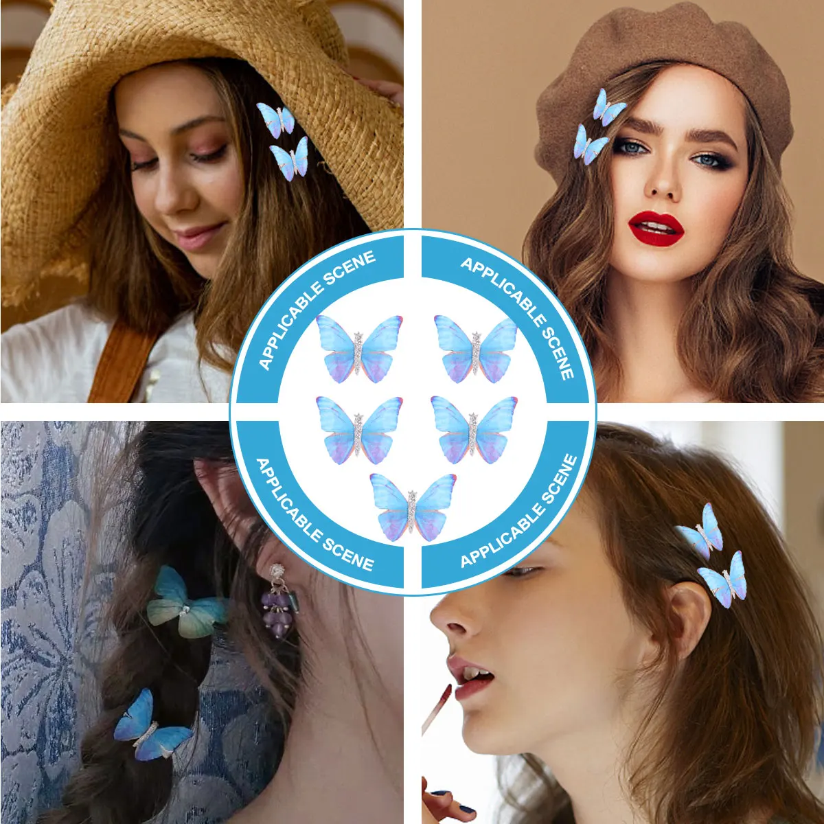 5pcs Fairy Butterfly Clips Duckbill Bangs Hairpins Bowknot Barrettes Lightweight Compact Hair Ornaments For Women Elegant Bow
5pcs Fairy Butterfly Clips Duckbill Bangs Hairpins Bowknot Barrettes Lightweight Compact Hair Ornaments For Women Elegant Bow