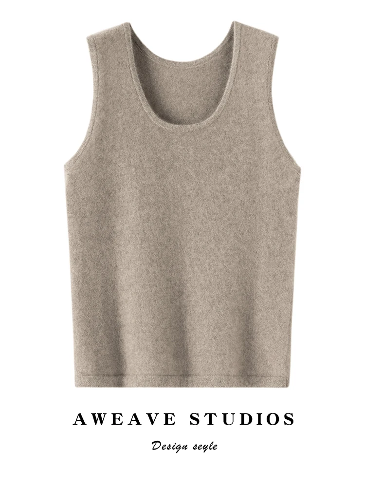 Women's Camere Vest 00% Pure Wool Knitted Svel round Ne Autumn Winter New Sle Inner And Outer Wear Casual Commute
Women's Camere Vest 00% Pure Wool Knitted Svel round Ne Autumn Winter New Sle Inner And Outer Wear Casual Commute