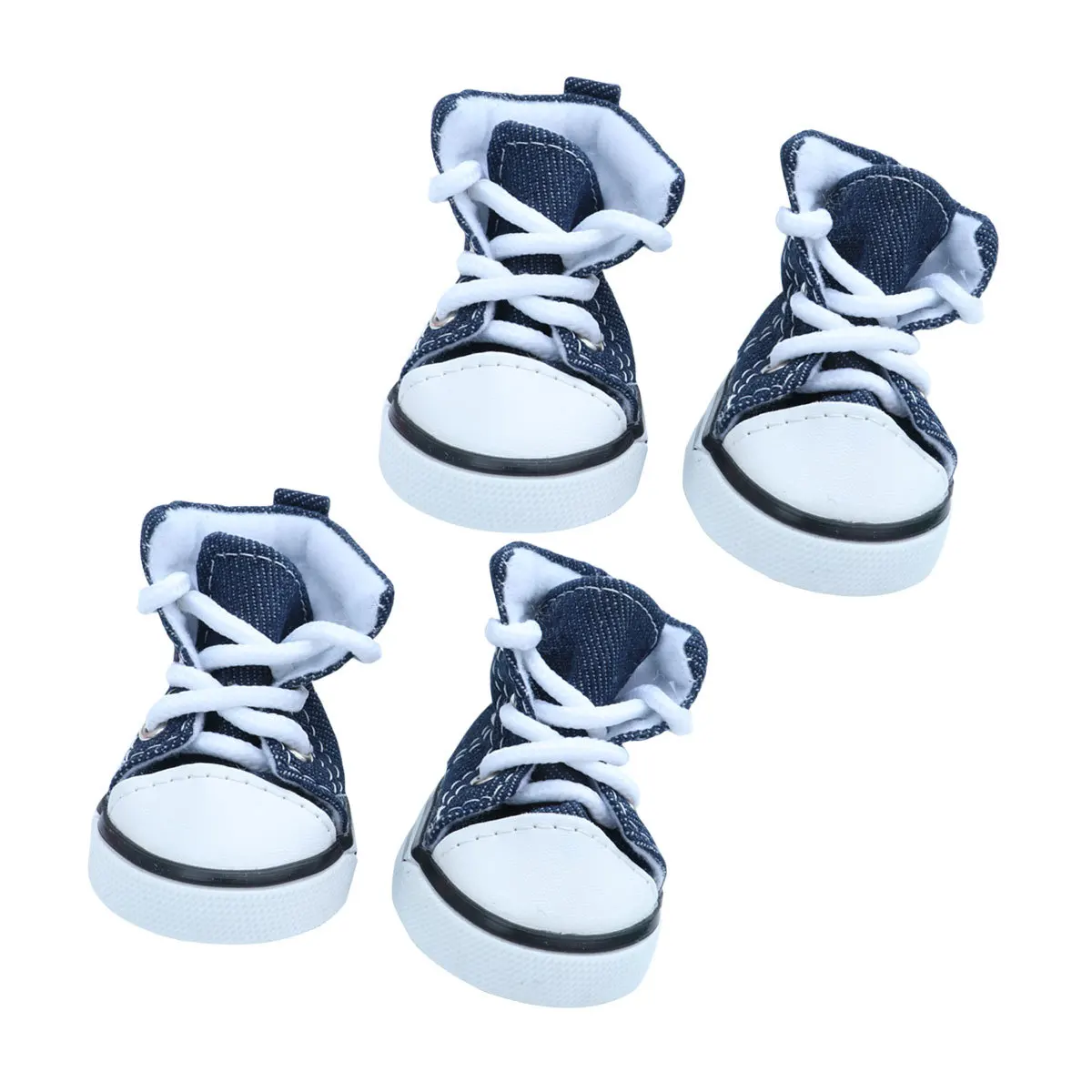 4Pcs Stars Denim Pet Dog Shoes Lace-Up Casual Sneakers Boots Size Xs Blue Non-Slip Comfortable Walking Pet Dog Shoes
4Pcs Stars Denim Pet Dog Shoes Lace-Up Casual Sneakers Boots Size Xs Blue Non-Slip Comfortable Walking Pet Dog Shoes