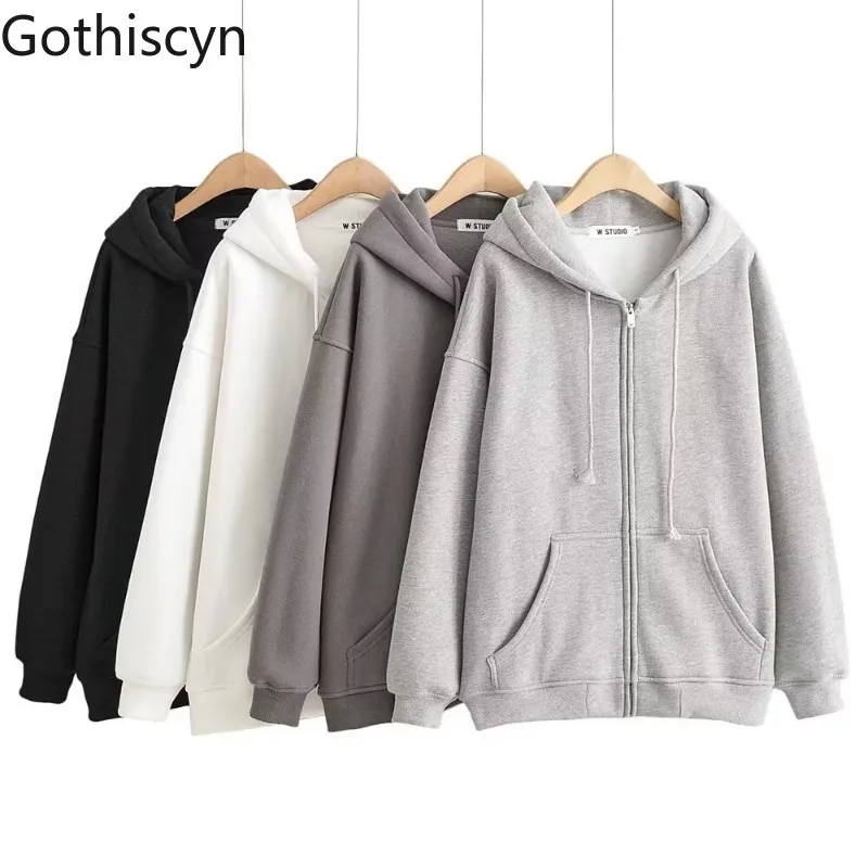 Hmsevenjz Hooded Zipper Sweatshirt Set Women's Autumn and Winter Thickened Loose Fit Jacket Elastic Waist Pants Female Clothes
Hmsevenjz Hooded Zipper Sweatshirt Set Women's Autumn and Winter Thickened Loose Fit Jacket Elastic Waist Pants Female Clothes