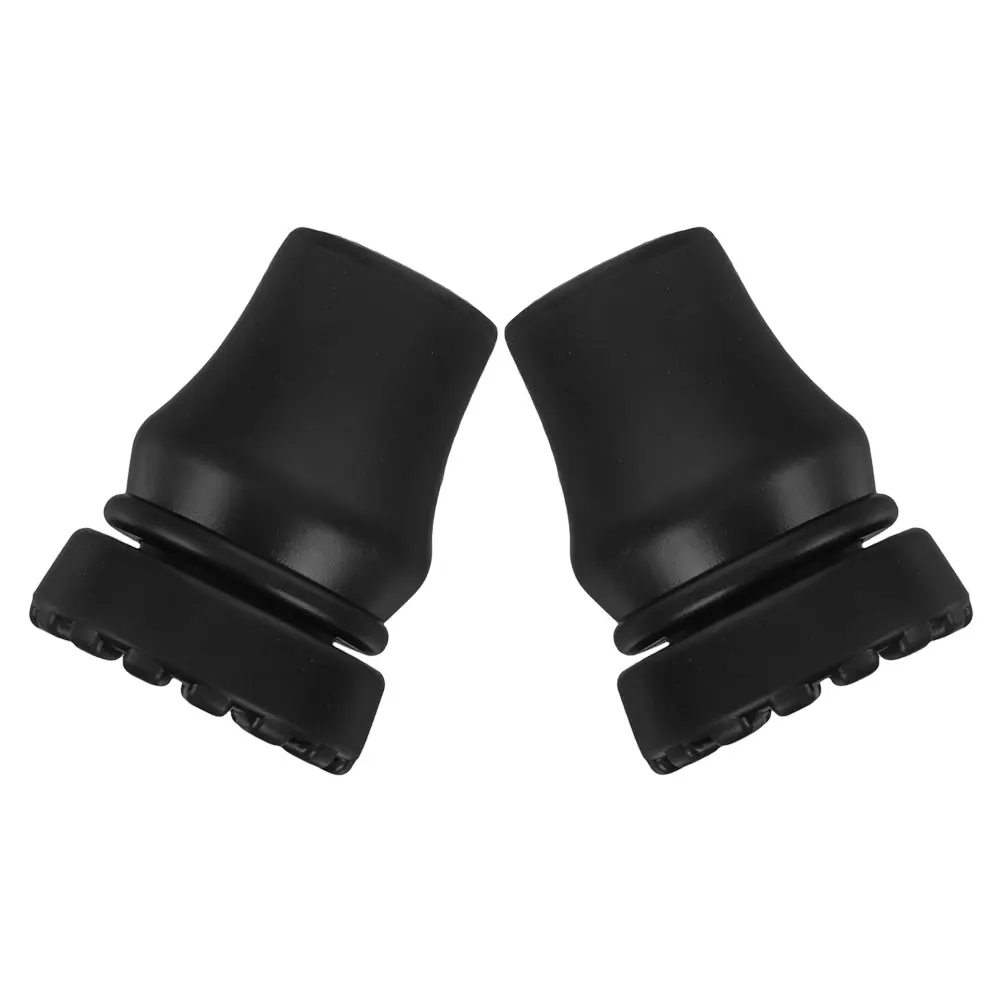 2 шт., нескользящие насадки для трости, черная резина, стандартный диаметр 19 мм, торцевые заглушки для костылей, стабильная замена поддержки 
2 шт., нескользящие насадки для трости, черная резина, стандартный диаметр 19 мм, торцевые заглушки для костылей, стабильная замена поддержки