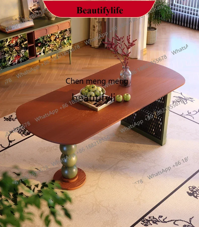 z183 Solid wood dining table French retro small apartment household oval dining table medium antique high-end storage
z183 Solid wood dining table French retro small apartment household oval dining table medium antique high-end storage