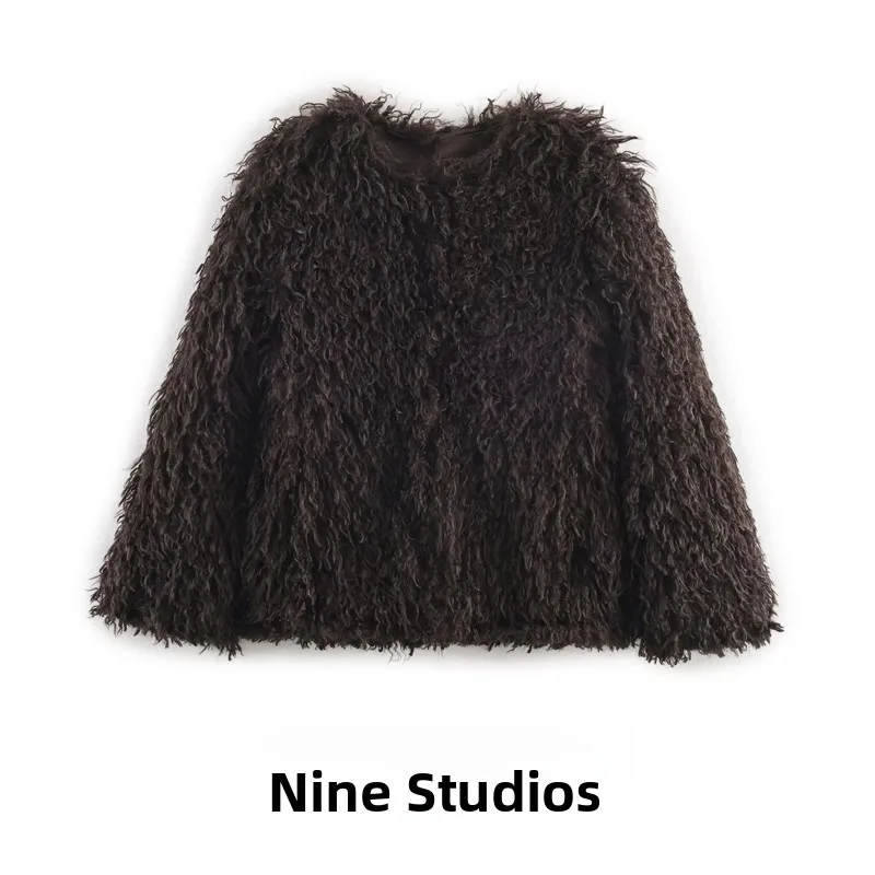 NINE ZAR Women's Casual Long Sve Jaet Artificial Fur Effect Color Loose Fit Outerwear Top 8490244 Faionable Ladi...
NINE ZAR Women's Casual Long Sve Jaet Artificial Fur Effect Color Loose Fit Outerwear Top 8490244 Faionable Ladi...