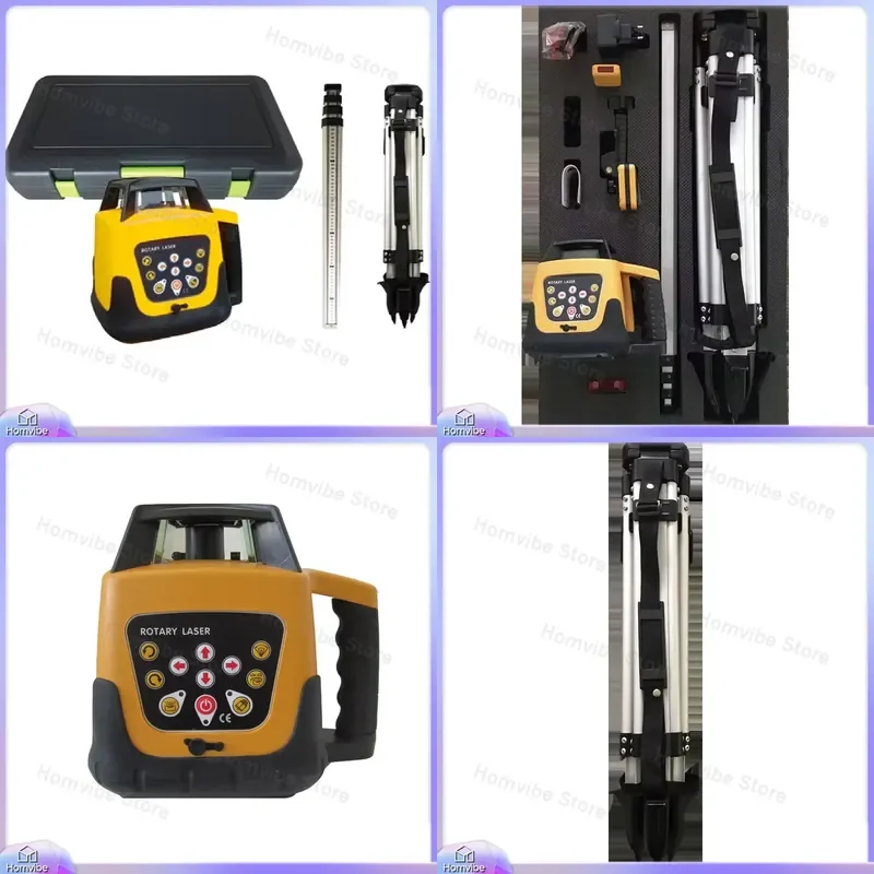 Redline Self-Leveling Rotary Laser Level Kit with Tripod and Measuring Staff for Construction Home Improvement DIY Carpentry
Redline Self-Leveling Rotary Laser Level Kit with Tripod and Measuring Staff for Construction Home Improvement DIY Carpentry