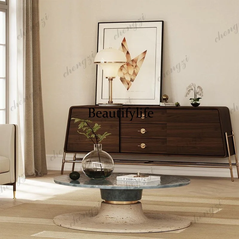 Consciousness Light Luxury Solid Wood Side Cabinet Simple Living Room Home Locker Minimalist Bedroom TV Cabinet Furniture
Consciousness Light Luxury Solid Wood Side Cabinet Simple Living Room Home Locker Minimalist Bedroom TV Cabinet Furniture