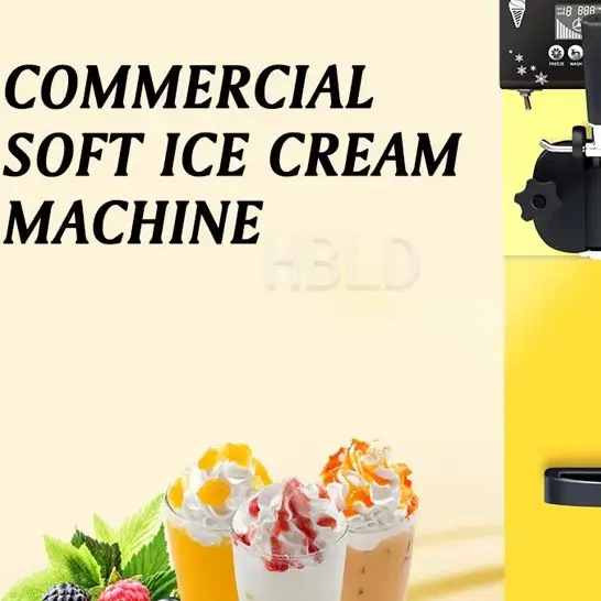 Desktop Mini Fully Automatic Soft Ice Cream Machine Commercial Multi-Functional Frozen Yogurt Maker New Chinese Model
Desktop Mini Fully Automatic Soft Ice Cream Machine Commercial Multi-Functional Frozen Yogurt Maker New Chinese Model