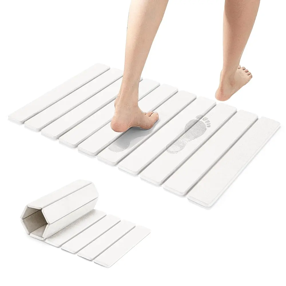 Large Foldable Stone Bath Mat,Diatomaceous Earth with Non-Slip and Super Absorbent, Dry Mat with Quick Dry for Bathroom,Easy
Large Foldable Stone Bath Mat,Diatomaceous Earth with Non-Slip and Super Absorbent, Dry Mat with Quick Dry for Bathroom,Easy