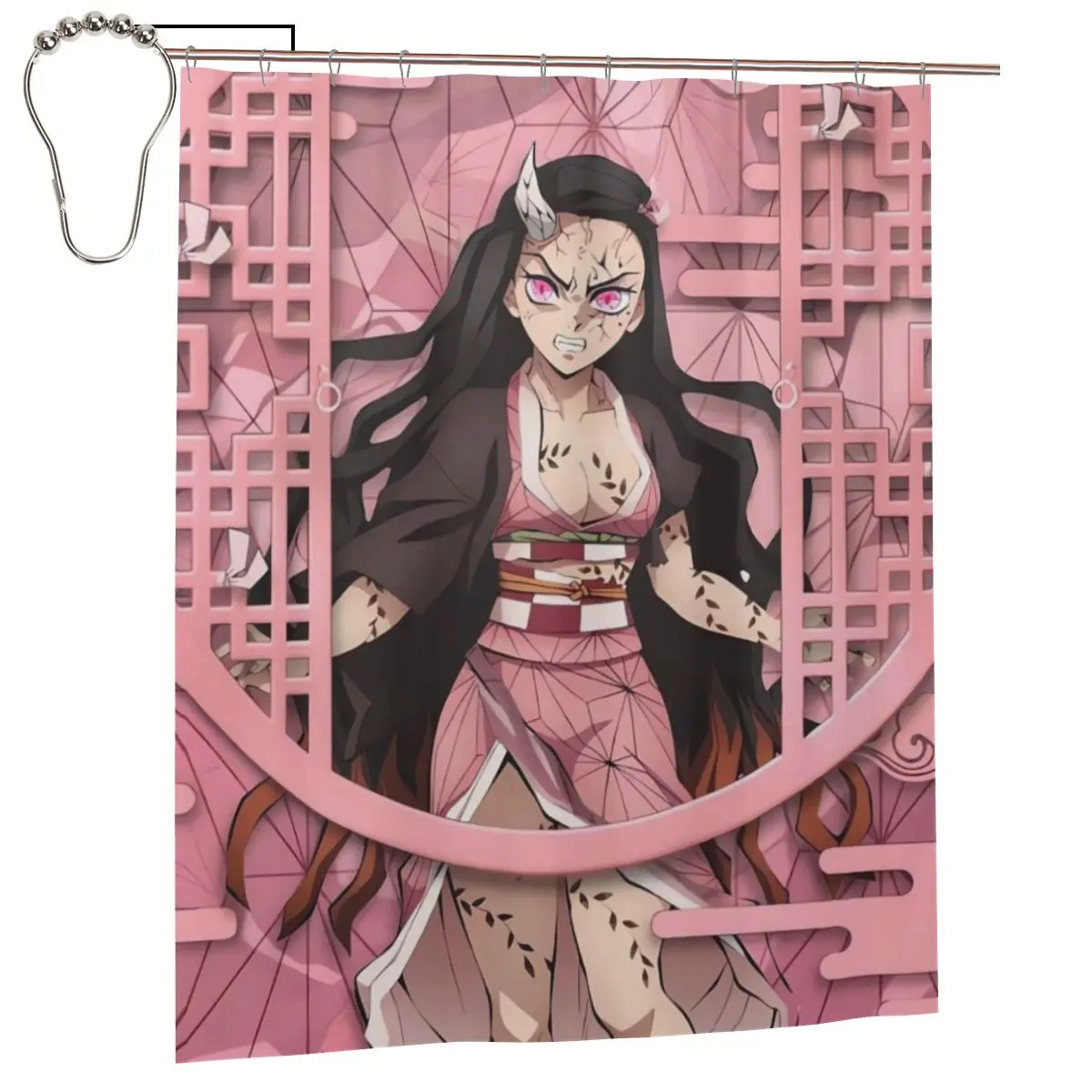 Занавеска для душа Ванная комната Demon Slayer Kimetsu No Yaiba декор Современная бытовая занавеска
Занавеска для душа Ванная комната Demon Slayer Kimetsu No Yaiba декор Современная бытовая занавеска