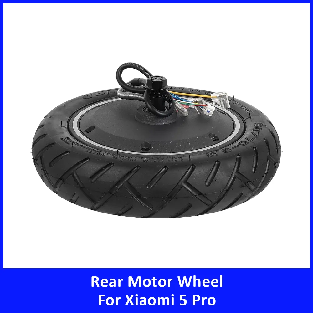 10 Inch Rear Engine Motor Wheel for Xiaomi 5 Pro Electric Scooter 60/70-6.5 Tubeless Tire Complete Assembly
10 Inch Rear Engine Motor Wheel for Xiaomi 5 Pro Electric Scooter 60/70-6.5 Tubeless Tire Complete Assembly