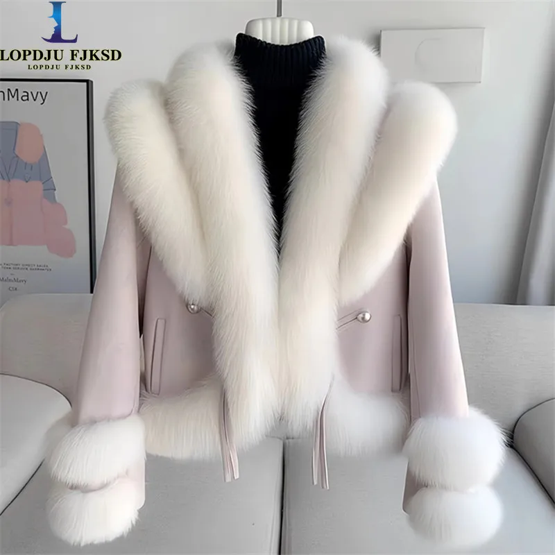 Faux Fur Coat for Women,Adjustable Waist Leather Jacket,Fur Collar, Thick Warm Clothes, High Quality, Autumn and Winter,2024
Faux Fur Coat for Women,Adjustable Waist Leather Jacket,Fur Collar, Thick Warm Clothes, High Quality, Autumn and Winter,2024