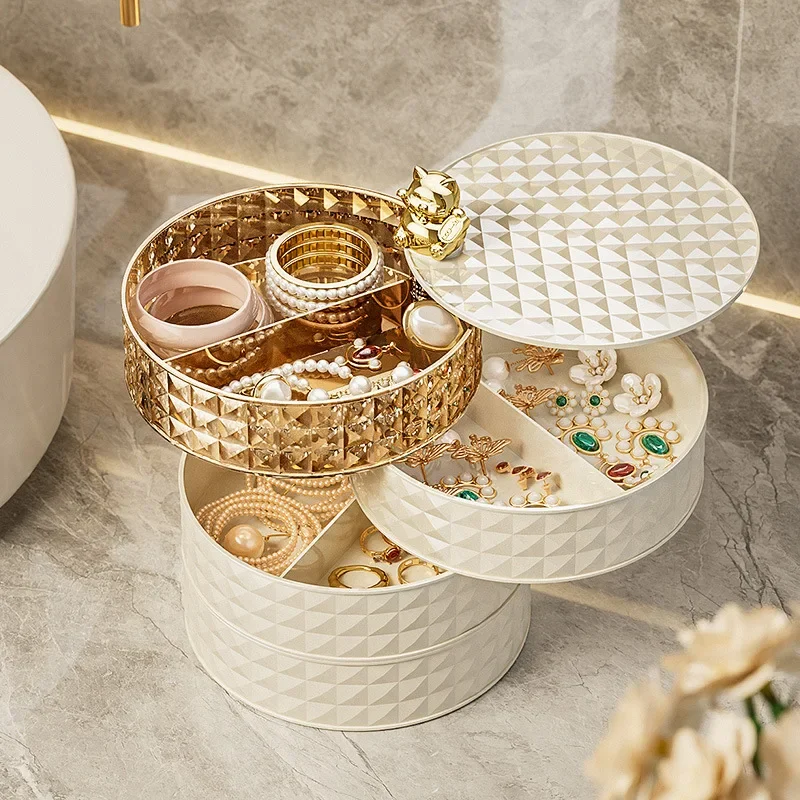 Fruit Plate Cosmetics Storage Box Household Student Dormitory Rotating Jewelry Organizer Jewelry Box Storage Rack
Fruit Plate Cosmetics Storage Box Household Student Dormitory Rotating Jewelry Organizer Jewelry Box Storage Rack