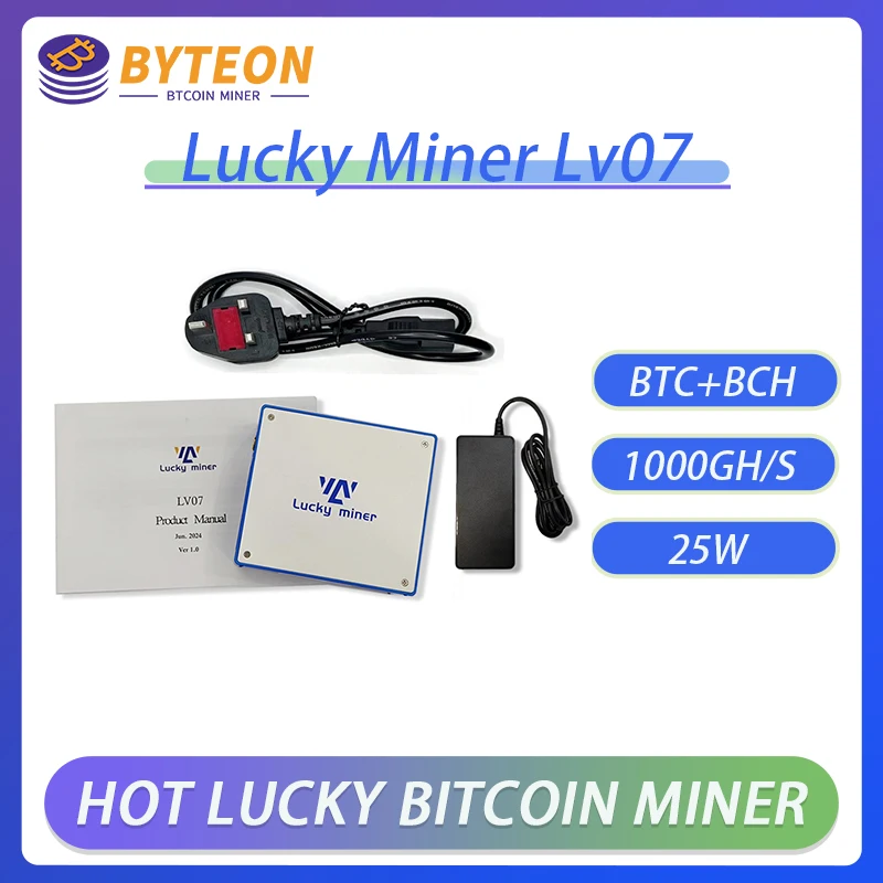 Lucky Miner LV07 Asic Miner — Advanced SHA-256 Miner для BTC, DGB, BCH, Solo Mining, 1T GH/S, обновленный от Lucky Miner LV06
Lucky Miner LV07 Asic Miner — Advanced SHA-256 Miner для BTC, DGB, BCH, Solo Mining, 1T GH/S, обновленный от Lucky Miner LV06