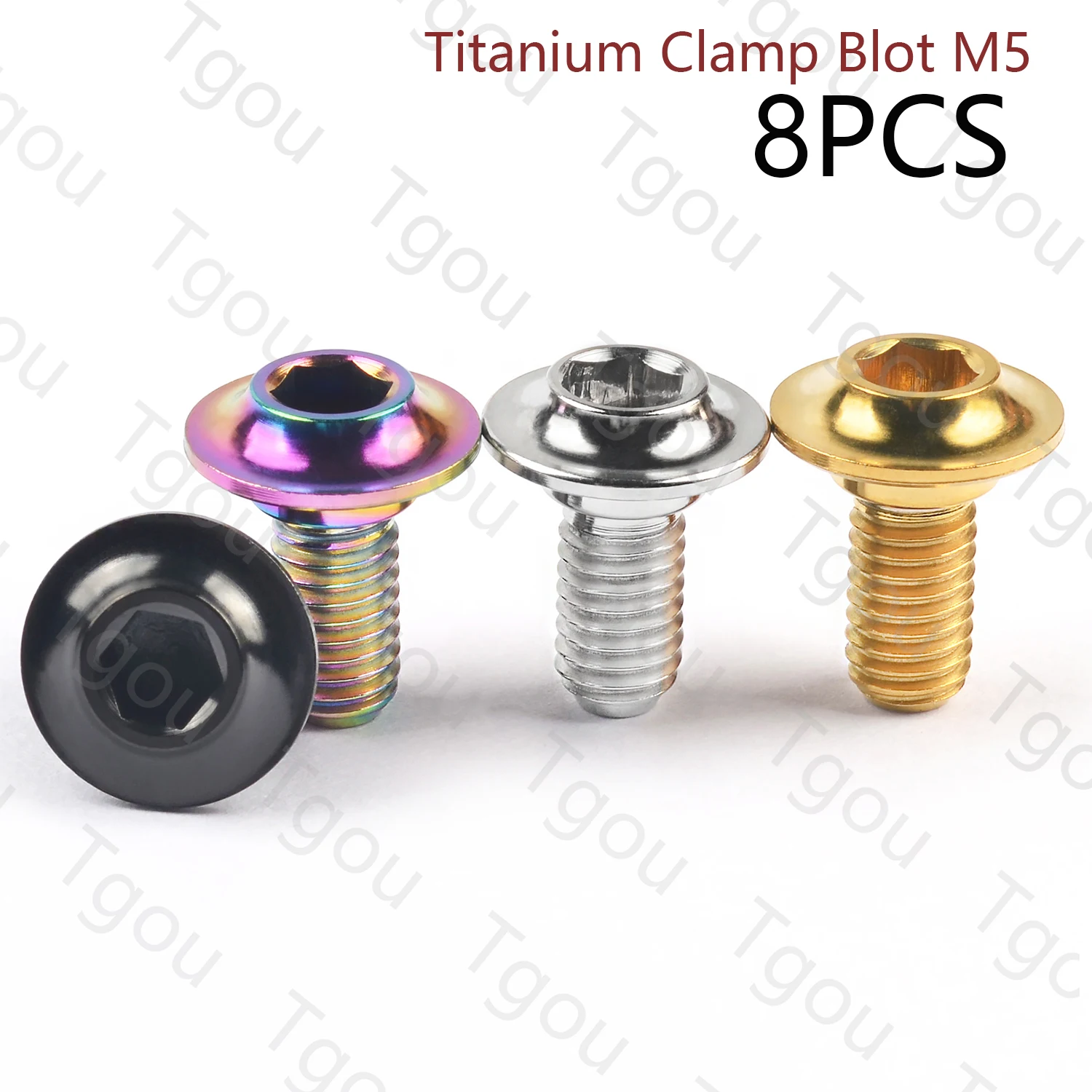 Tgou Titanium Bolt M5 Hex Head Screw for Road Bike C Clamp C Brake Pad 8pcs
Tgou Titanium Bolt M5 Hex Head Screw for Road Bike C Clamp C Brake Pad 8pcs