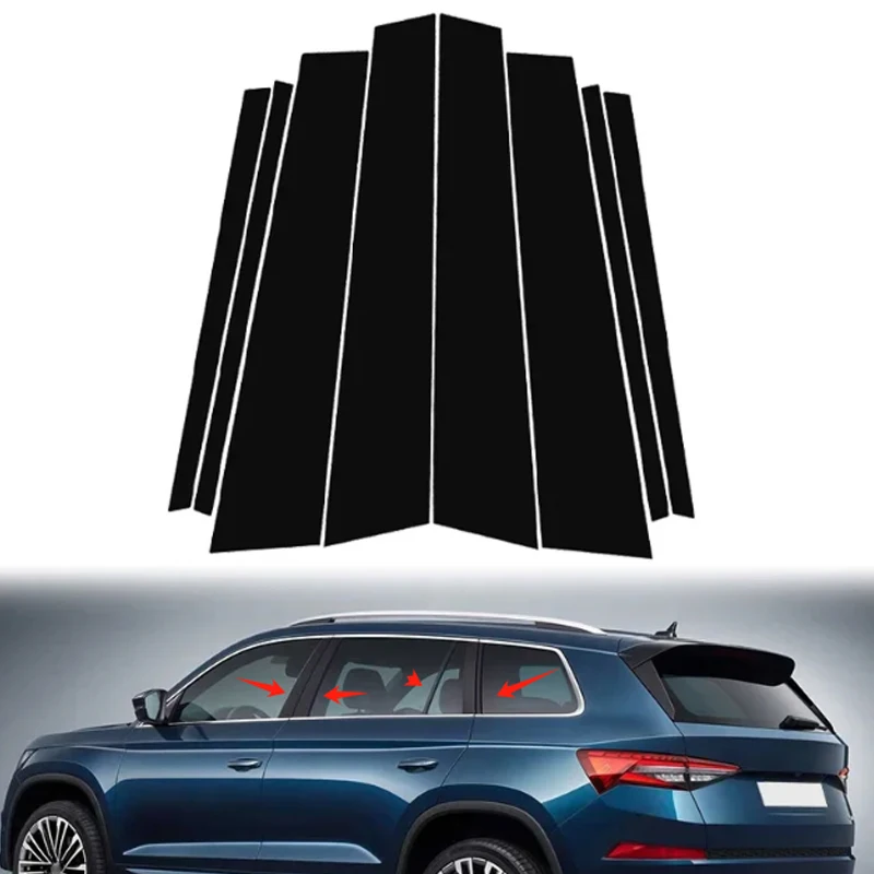 Car Window Pillar Posts Door Trims Cover Stickers For Skoda Kodiaq 2017-2020 2021 2022 2023 2024 Auto Exterior Column Decal 8Pcs
Car Window Pillar Posts Door Trims Cover Stickers For Skoda Kodiaq 2017-2020 2021 2022 2023 2024 Auto Exterior Column Decal 8Pcs
