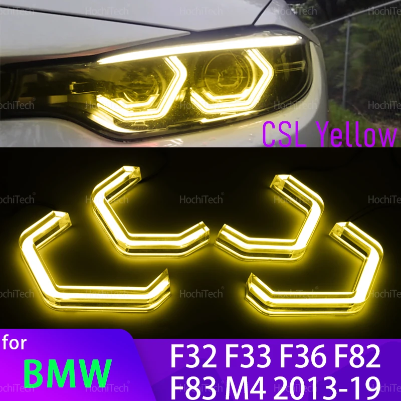 M4 Style Lemon Yellow DRL LED Angel Eyes Light White Daytime Running Light for BMW 4 Series F32 F33 F36 F82 F83 M4 2013-2019
M4 Style Lemon Yellow DRL LED Angel Eyes Light White Daytime Running Light for BMW 4 Series F32 F33 F36 F82 F83 M4 2013-2019